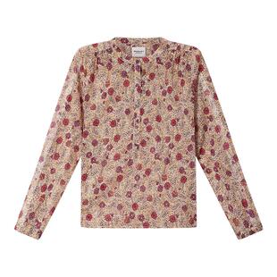 【26早秋新品】MARANT ETOILE MARIA法式印花宽松棉质薄纱衬衫
