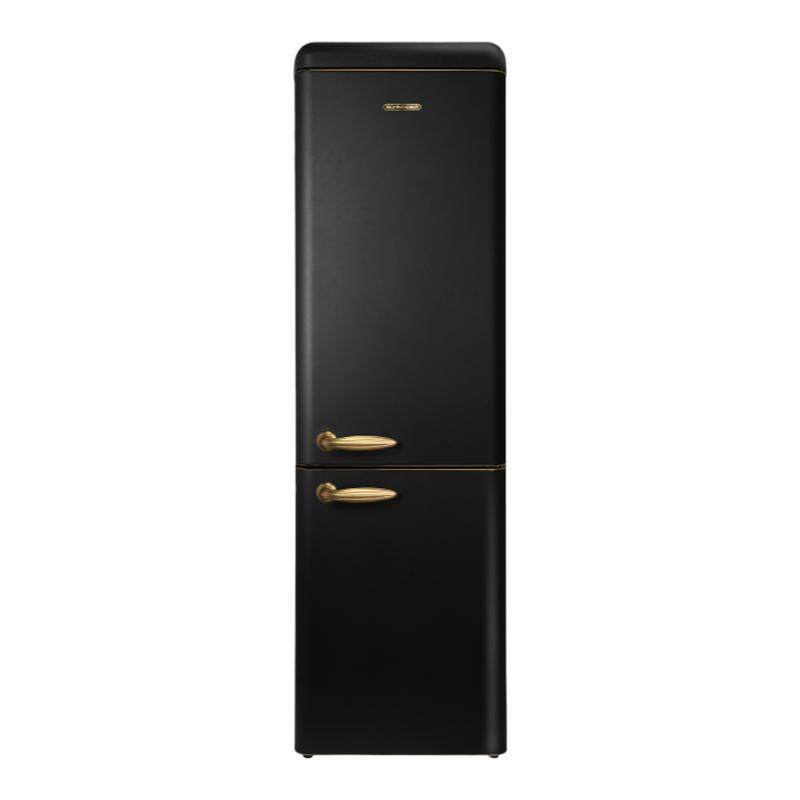 SCHNEIDER 251L磨砂复古冰箱双门家用大容量冷藏冷冻冰箱一级能效