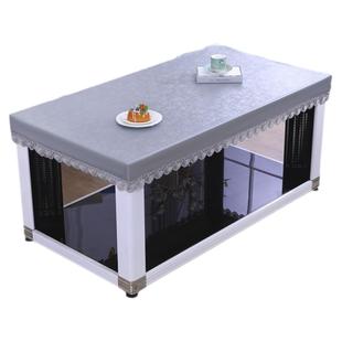 桌布防水防油免洗餐桌皮套罩防水皮罩烤火桌子罩套电炉罩套烤火桌