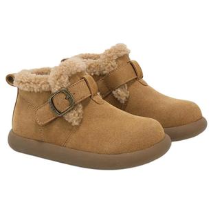 星期六女童鞋加绒棉鞋2025冬季新款儿童鞋勃肯鞋中大童保暖雪地靴