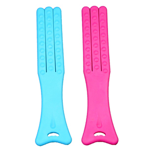 养生拍家用全身健身拍打保健棒锤三指拍痧板敲打经络拍硅胶按摩捶