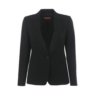 【自营】MaxMara女士纯色一粒扣修身收腰长袖西装外套休闲西便