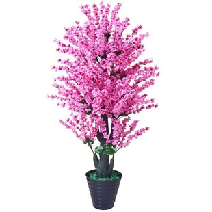 仿真樱花树桃花树摆件盆栽室内装饰绿植大型落地盆栽仿真花仿真树