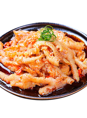 九味凤爪四川脱骨去骨鸡爪
