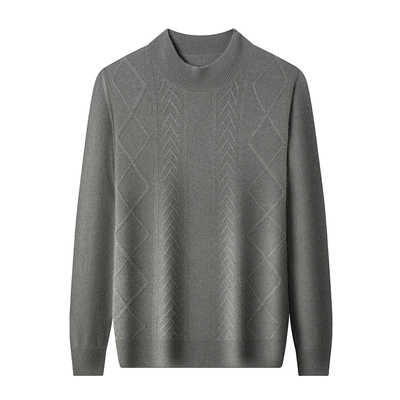 狄斯仑100%纯山羊绒半高领打底衫