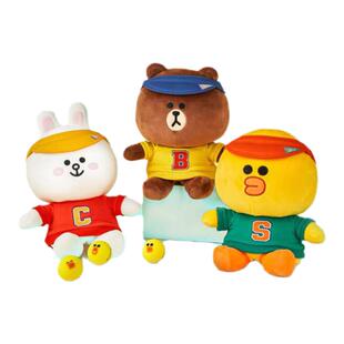 韩国代购LineFriends高尔夫一号木杆头保护套公仔布朗康妮莎莉