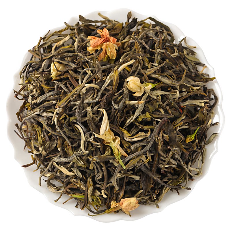 云南元江茉莉绿茶雪芽茉莉浓香型