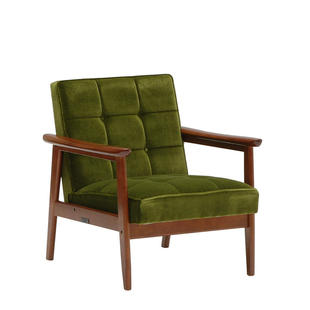 KARIMOKU60日本单人扶手椅日式小户型休闲椅靠背椅简约沙发椅