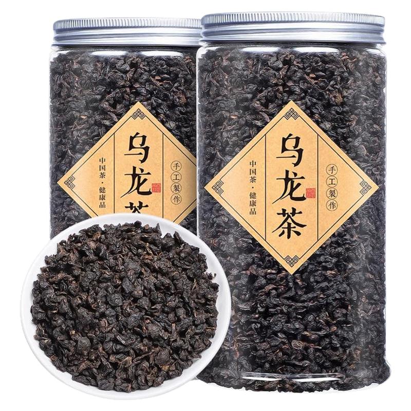 2026新茶木炭技法油切黑乌龙茶