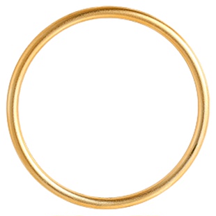 古法沙金素圈手镯女轻奢小众精致手环送闺蜜礼物2025新款爆款手饰