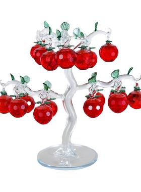 黎采水晶中式玄关装饰摆件