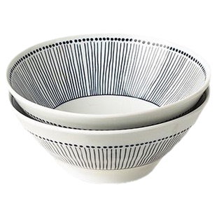 日式陶瓷拉面碗家用斗笠碗面条大碗2025新款6寸吃面碗汤面碗餐具