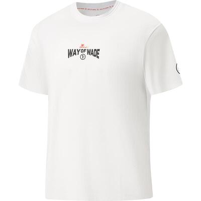 李宁凉爽圆领男短袖文化衫