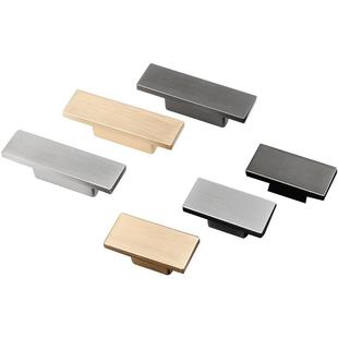 抽屉橱柜门小拉手现代简约床头电视柜把手酒柜鞋衣柜门拉手把方形