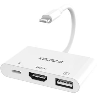 适用iphone苹果手机接采集卡导播台lightning转hdmi接头OTG电视数据线接u盘usb鼠标ipad平板vga投影仪转换器