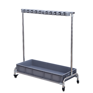 可移动拖把架扫把墩布挂架不锈钢落地式学校清洁工具收纳沥水架