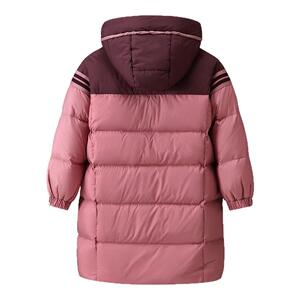 正品巴拉品女童羽绒服中长款加厚
