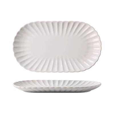 艺家鱼盘陶瓷大众椭圆形简约