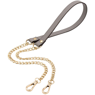 燕飞雪十字纹包带替换包包链条配件单买减压牛皮肩带斜挎包链子