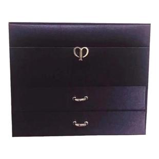 2025新款饰品收纳盒项链耳环钉戒指多层首饰盒cpb绒布大容量珠宝