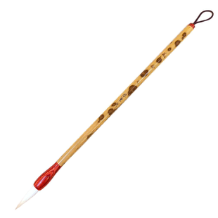 启东制笔风铃纯羊毫小楷毛笔湘妃竹曹全碑乙瑛隶书中号篆书笔包邮