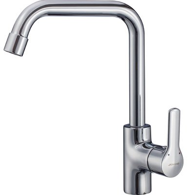 九牧七字型厨房龙头家用冷热防溅水槽万向可旋转洗菜盆碗槽33186