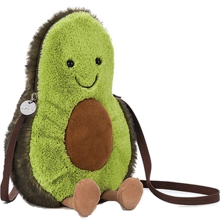 英国JELLYCAT云朵西瓜牛油果咖啡杯巴塞罗熊小狗小猪包托特包背包