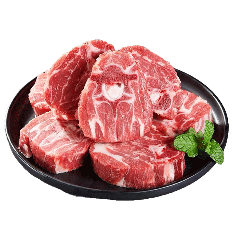 彩云牧歌新疆羊蝎子带肉羊骨头火锅食材生鲜原切羊脊骨羊前后腱块