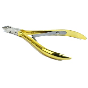 不锈钢修死皮剪义剪 角质皮剪进口美甲指甲死皮剪金色工具剪包邮