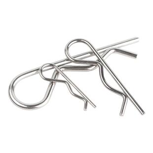 304不锈钢R型销B型销弹性开口销波浪销卡销发夹锁销子M1.2/M2M3M4