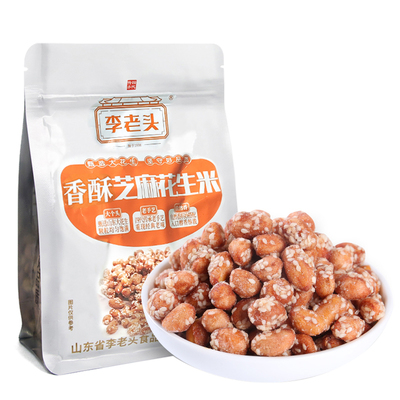 李老头芝麻香酥琥珀花生米袋装