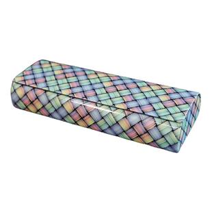 眼镜盒磁吸男女学生眼镜收纳盒简约抗压便携款高档清新近视眼镜盒