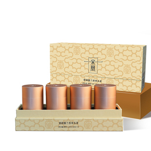 宋凰单丛茶凤凰单枞特级广东乌龙蜜兰香茶叶礼盒装茶礼30g*4罐