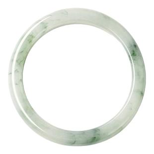 CAMIERY翠绿飘花手镯女轻奢小众精致高端正品纯天然天山翠手镯