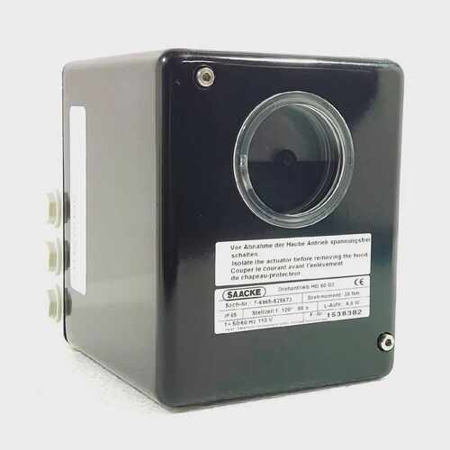 SAACKE DREHANTRIEB HD 60 D2 ELECTRIC SERVO MOTOR 7-6965-5256