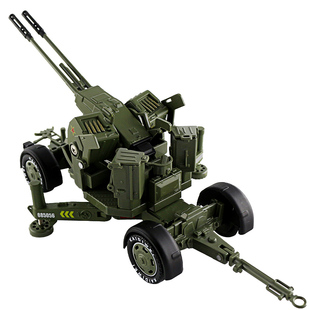 凯迪威合金高射炮模型迫击炮坦克大炮军事防空导弹发射车儿童玩具
