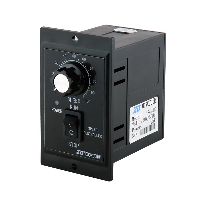 ZD中大力德US系列齿轮减速马达驱动控制器电机调速器220v交流