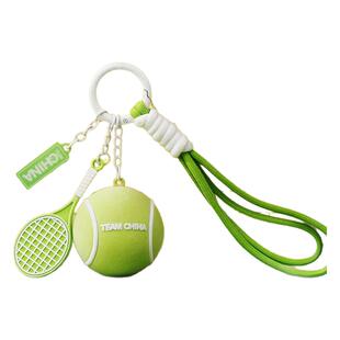 中国国家队网球钥匙背包挂饰金属扣书包装饰挂件teamchina七夕礼