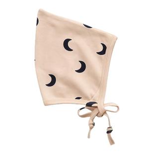 丹麦MARMAR Kids婴幼儿胎帽新生儿防风护耳帽系带纯棉男女宝帽子