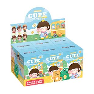 费米肉肉酱正版授权拼装积木可爱萌趣盲盒女孩手办玩具桌面摆件