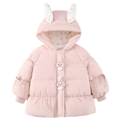 女童棉服2025新款洋气宝宝冬季潮