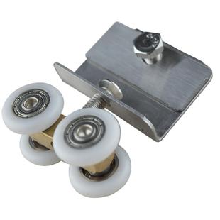 淋浴房滑轮浴室玻璃门吊轮推拉门滚轮冲淋房轮子走脚铜质支架轱辘