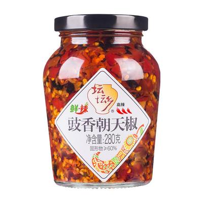 坛坛乡朝天椒280g瓶装湖南