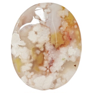 纯天然水晶玛瑙手把件椭圆形原石随身把玩掌心石忘忧解压疗愈水晶