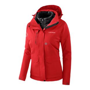 HOTCHILLYS红辣椒户外软壳衣女羽绒服内胆三合一软壳外套HCA5508