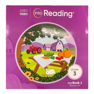 美国HMH Into Reading Student myBook Softcover Set Grade 3 小学语言艺术阅读学生书三年级 大音
