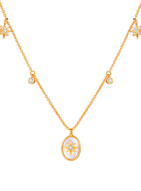 DICD/D家字母八芒星项链女