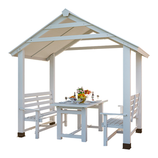 别墅庭院凉亭户外凉棚民宿帐篷农村院子组装小亭子移动木屋遮阳棚