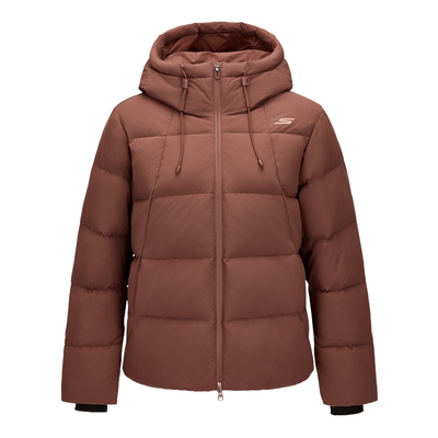 Skechers斯凯奇女外套冬季防风保暖短款羽绒服夹克P425W052/05ZZ