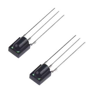 直插VS0038/1838/IRM3638红外接收管 一体化万能接收头圆 带屏蔽